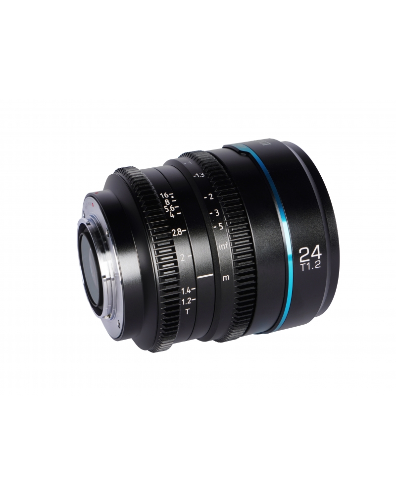 SIRUI Nightwalker 24mm T1.2 S35 Manual Focus Cine Lens (Black)